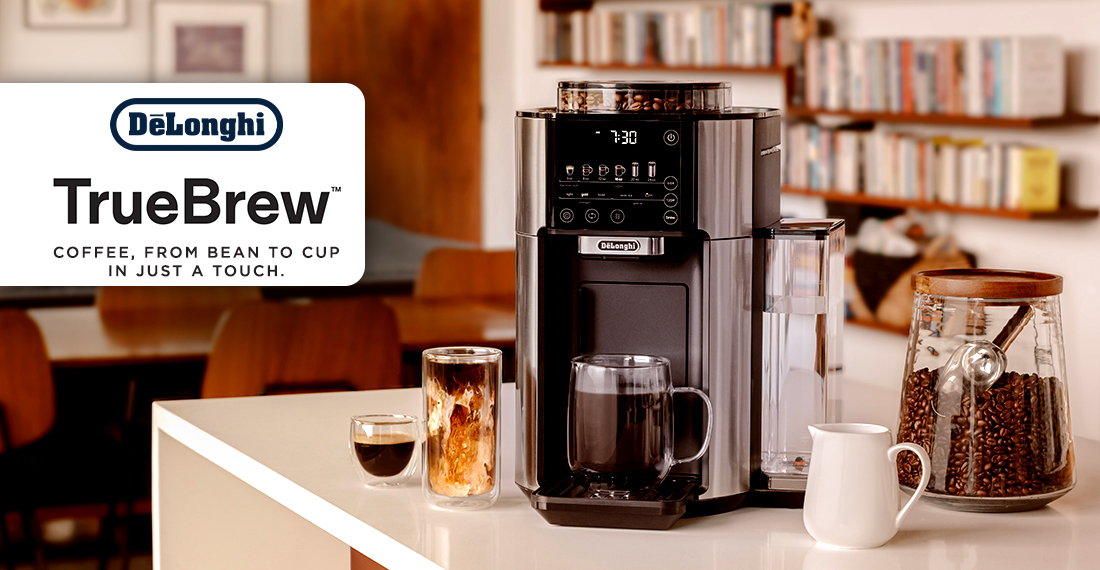 TrueBrew Automatic Single-Serve Drip Coffee Maker with Built-In Grinder and  Bean Extract Technology